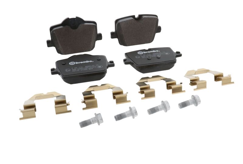 Brembo OE 2022 BMW i4/19-22 Z4/20-22 Toyota GR Supra PRIME Low-Met Brake Pad - Rear