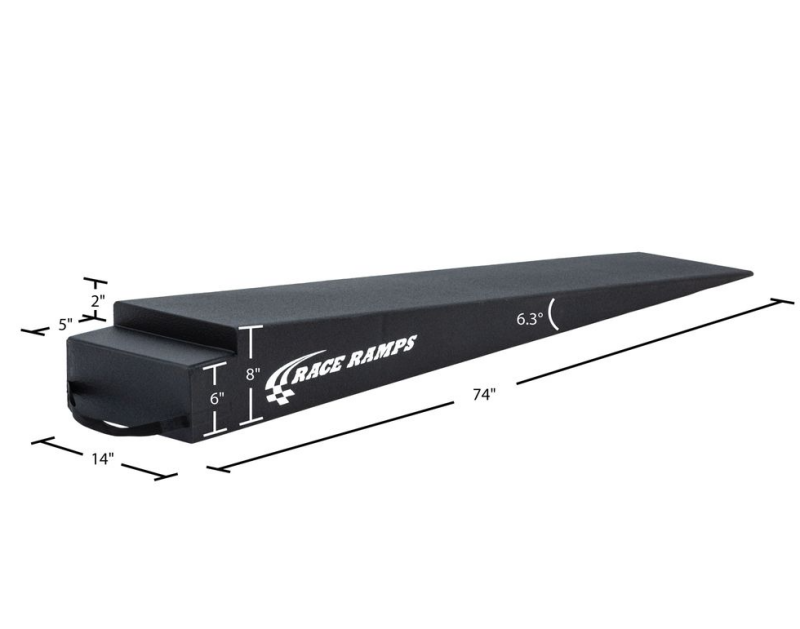 Infinitely Long Ramp Race Ramps 8in. Extra Long Trailer Ramp - 6.3 Degree Approach Angle ...