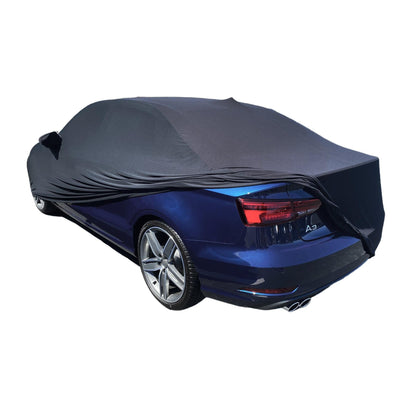 Audi A3, S3, A4, S4 Sedan Ultraguard Stretch Satin Indoor Car Cover - Black