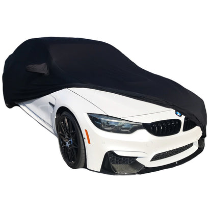 BMW 3 Series Sedan Ultraguard Stretch Satin Indoor Car Cover - Black