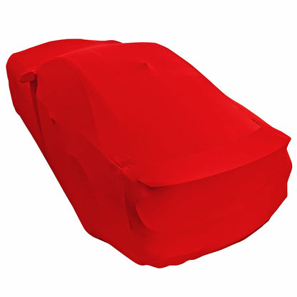 2005-2024 Ford Mustang Ultraguard Stretch Satin Indoor Car Cover - Red