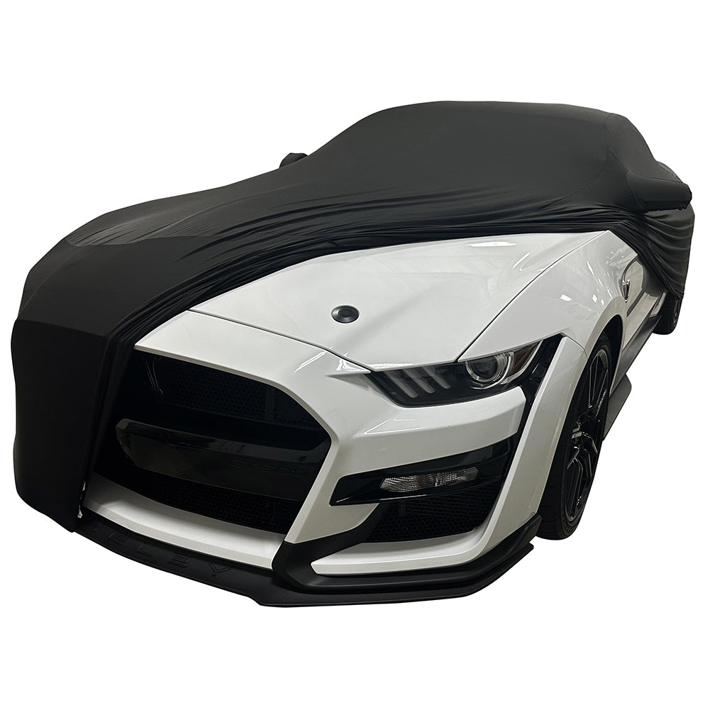 2005-2025 Ford Mustang Ultraguard Stretch Satin Indoor Car Cover - Black