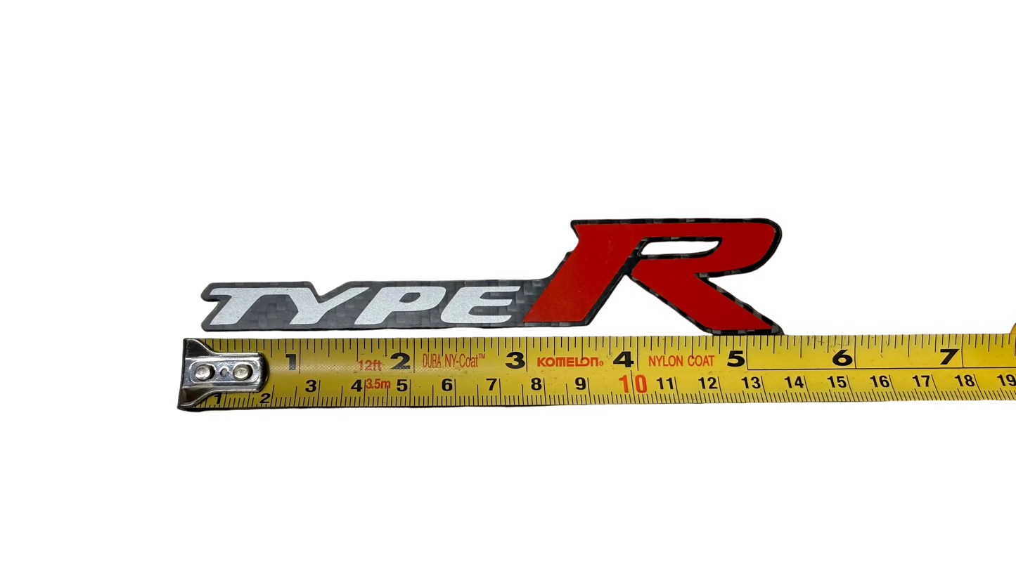Carbon Fiber Honda Civic Type R Badge