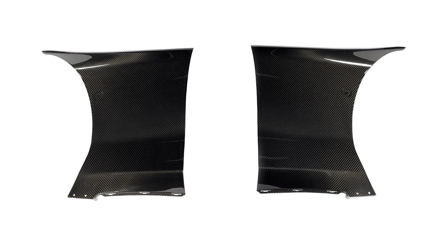 A9X MKV Supra Carbon Fiber GT3 Fenders - Unpainted