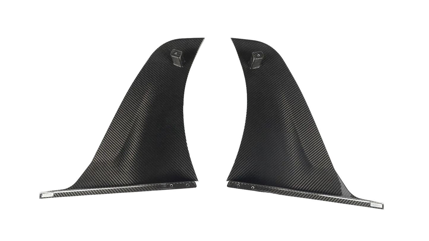 A9X MKV Supra Carbon Fiber GT3 Fenders - Unpainted
