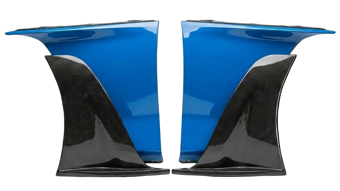 A9X MKV Supra Carbon Fiber GT3 Fenders - Unpainted