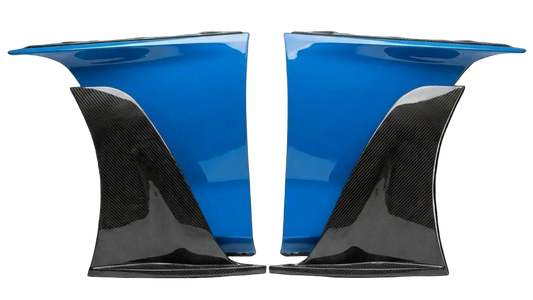 A9X MKV Supra Carbon Fiber GT3 Fenders - Unpainted