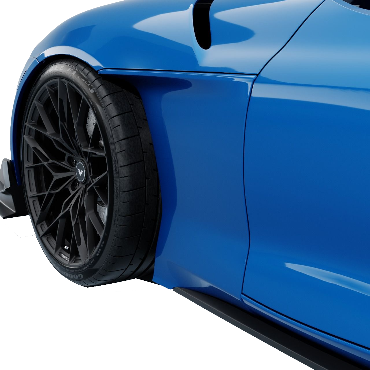 A9X MKV Supra Carbon Fiber GT3 Fenders - Unpainted