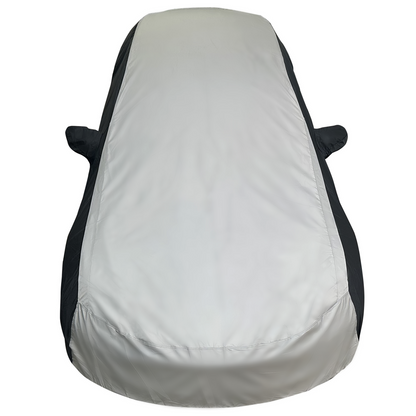 2017-2026 Tesla Model 3 Ultraguard Plus Car Cover - 300D Indoor/Outdoor Protection - Gray/Black