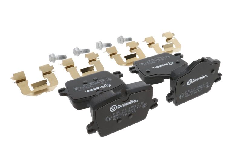 Brembo OE 2022 BMW i4/19-22 Z4/20-22 Toyota GR Supra PRIME Low-Met Brake Pad - Rear