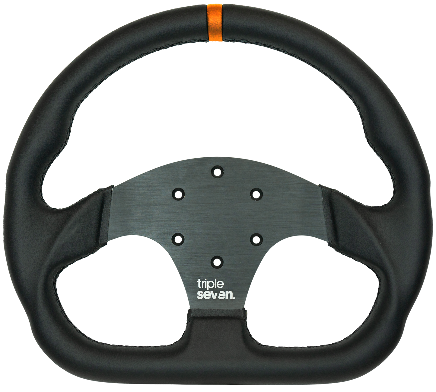 Triple Seven Steering Wheel With Colored Center Stripe