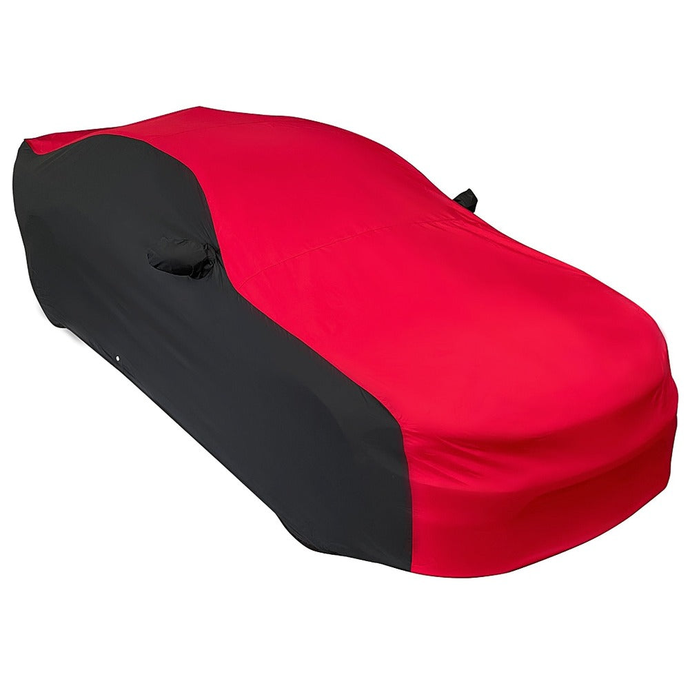 2005-2023 Dodge Charger Ultraguard Plus Car Cover - 300D Indoor/Outdoor Protection - Red/Black
