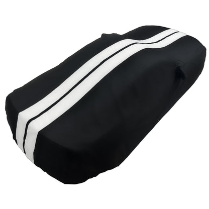 Ford Mustang Ultraguard Plus Car Cover - 300D Indoor/Outdoor Protection - Black with Gray Stripes