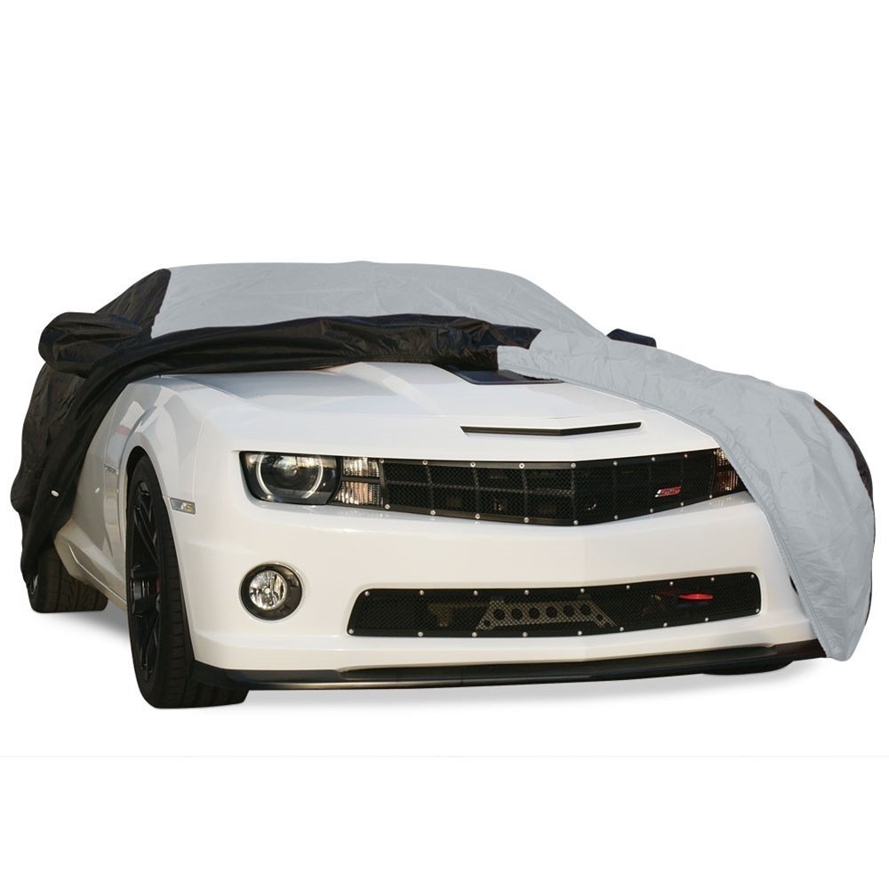 2010-2024 Camaro Ultraguard Plus Car Cover - 300D Indoor/Outdoor Protection - Gray/Black