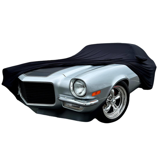 1967-1969 Firebird Car Cover - Custom Fit Indoor Protection Ultraguard Stretch Satin - The Ultimate High End Fit for Classic Pontiac Fire Bird (Black)