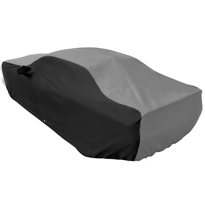 2008-2022 Dodge Challenger Ultraguard Plus Car Cover - Indoor/Outdoor Protection - Gray/Black