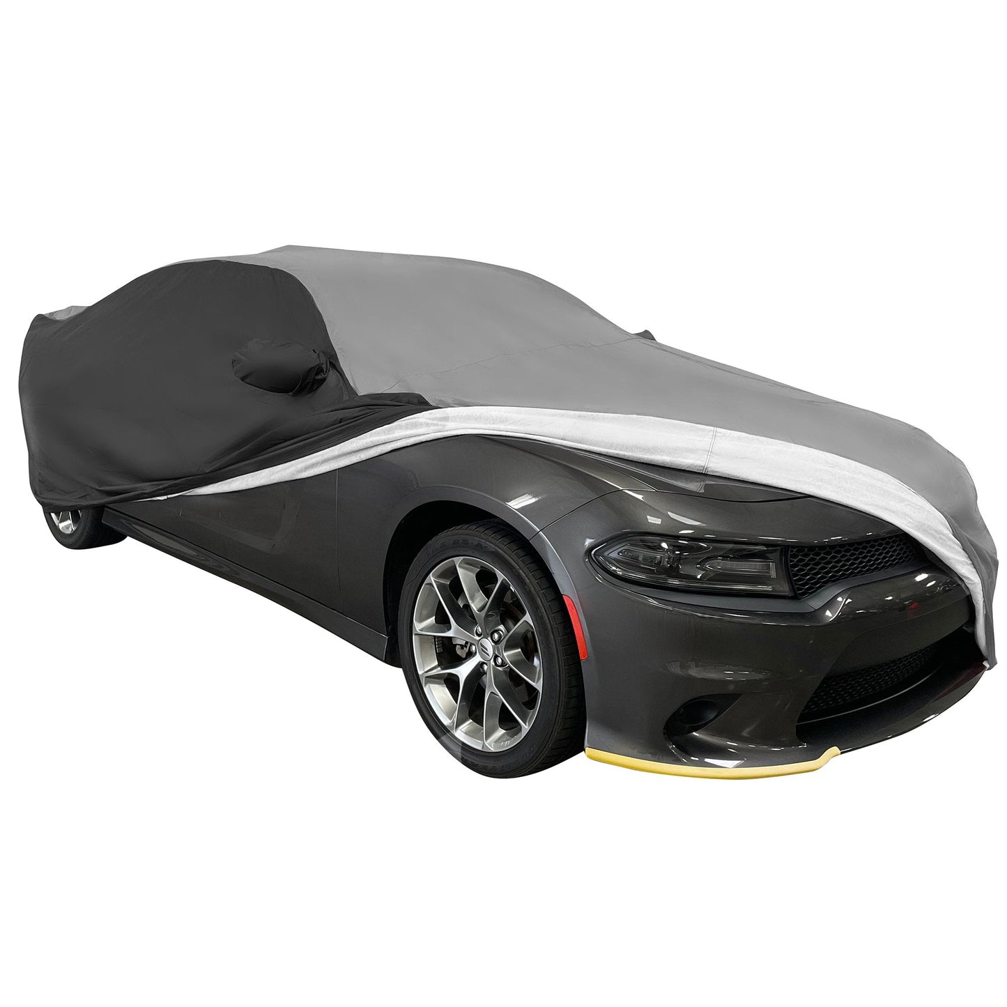 2005-2023 Dodge Charger Ultraguard Plus Car Cover - 300D Indoor/Outdoor Protection - Gray/Black