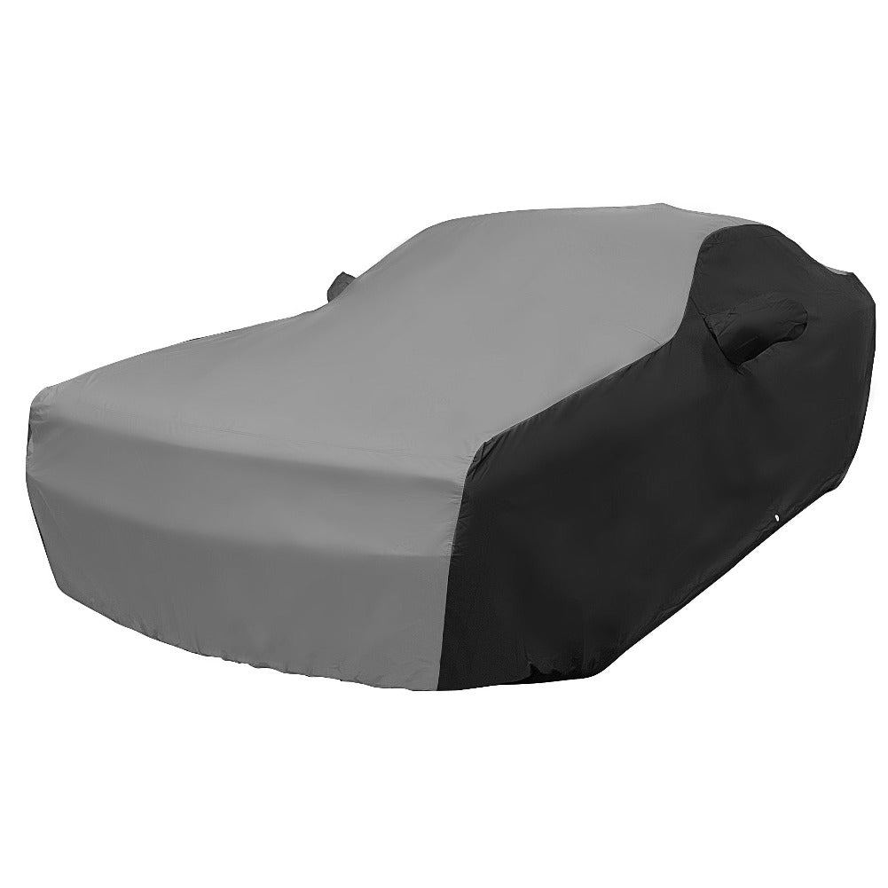 2008-2022 Dodge Challenger Ultraguard Plus Car Cover - Indoor/Outdoor Protection - Gray/Black