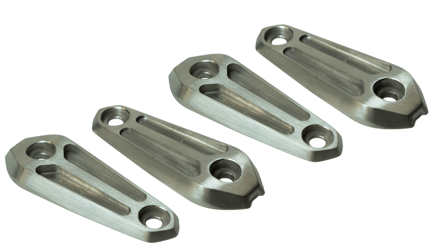 Triple Seven Stainless Steel Splitter Skid Pucks