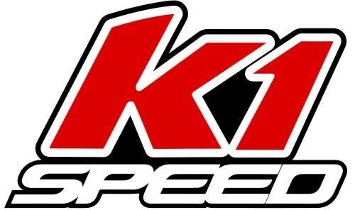 K1 Speed logo with red and black design on a white background